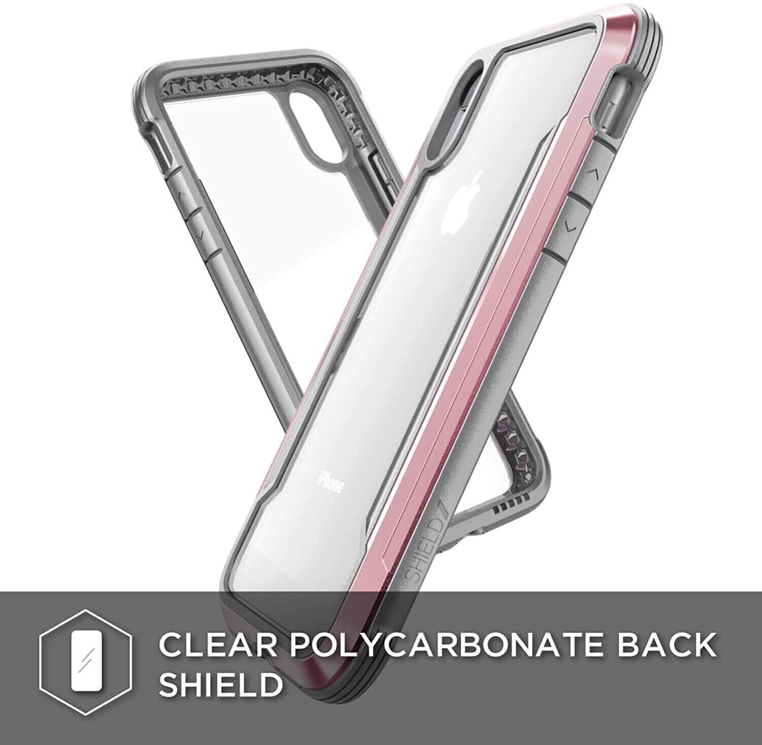 X-Doria iPhone XR Defense Shield, Rose Gold
