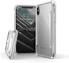 X-Doria iPhone Xs Defense Shield, Clear Rose Gold