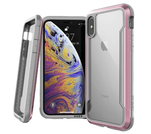 X-Doria iPhone Xs Defense Shield, Rose Gold
