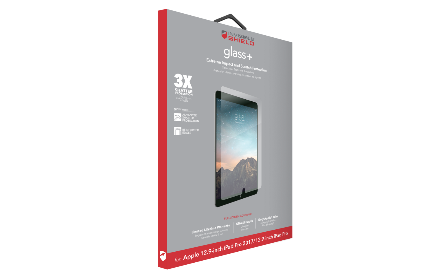 067026-ZAGG InvisibleShield GlassPlus iPad Pro 12.9&quot; (2017