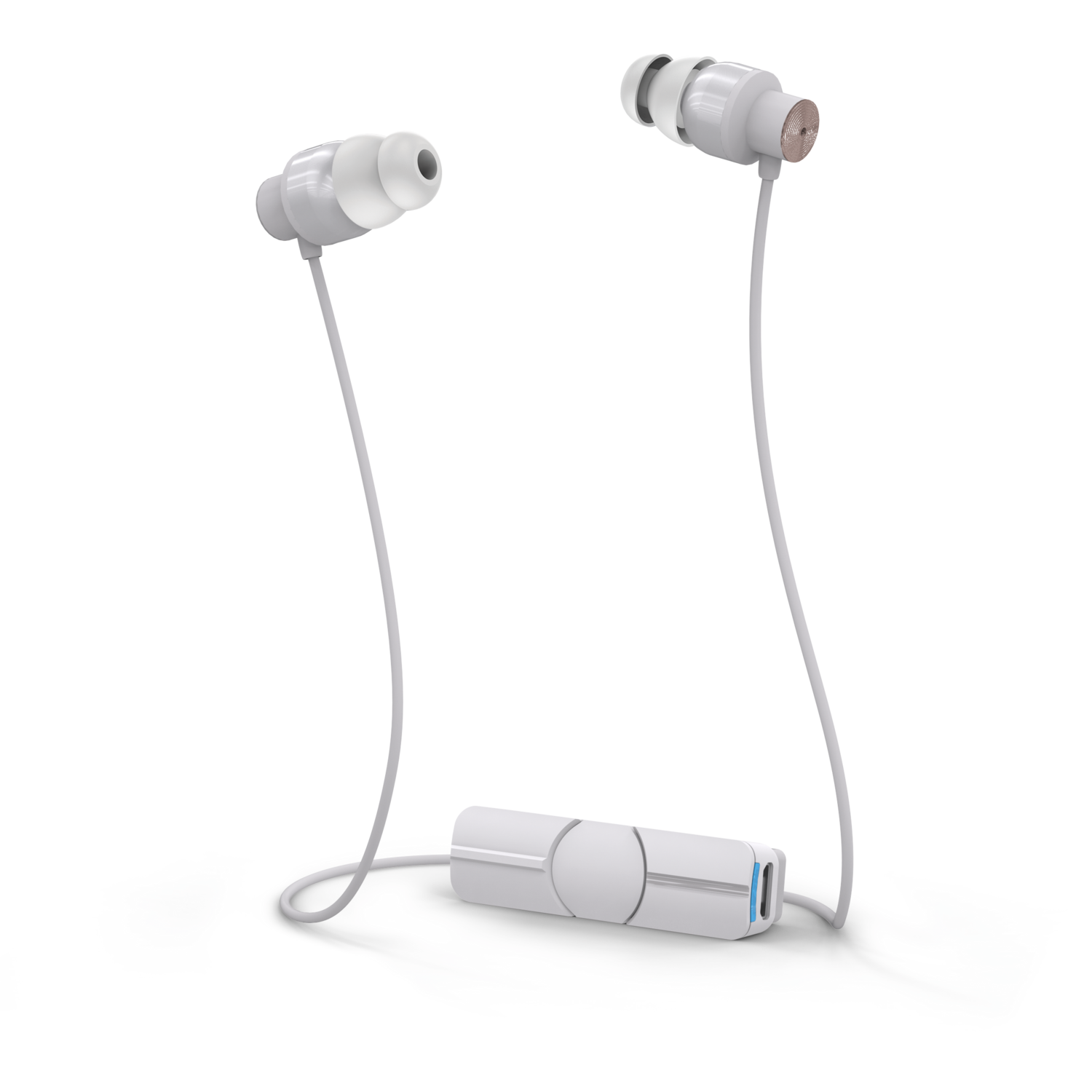 ZAGG iFrogz Audio Impulse Wireless Earbuds, White/Rose Gold