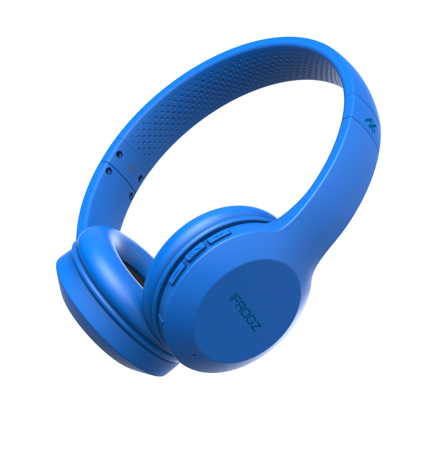 ZAGG iFrogz Audio Resound Wireless Bluetooth Headphone with Mic, Blue