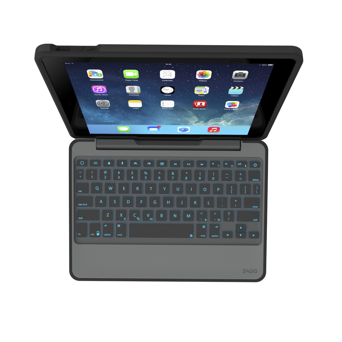 ZAGG iPad Air 2 Rugged Book and Keyboard, Black (ID6RGK-BBU)