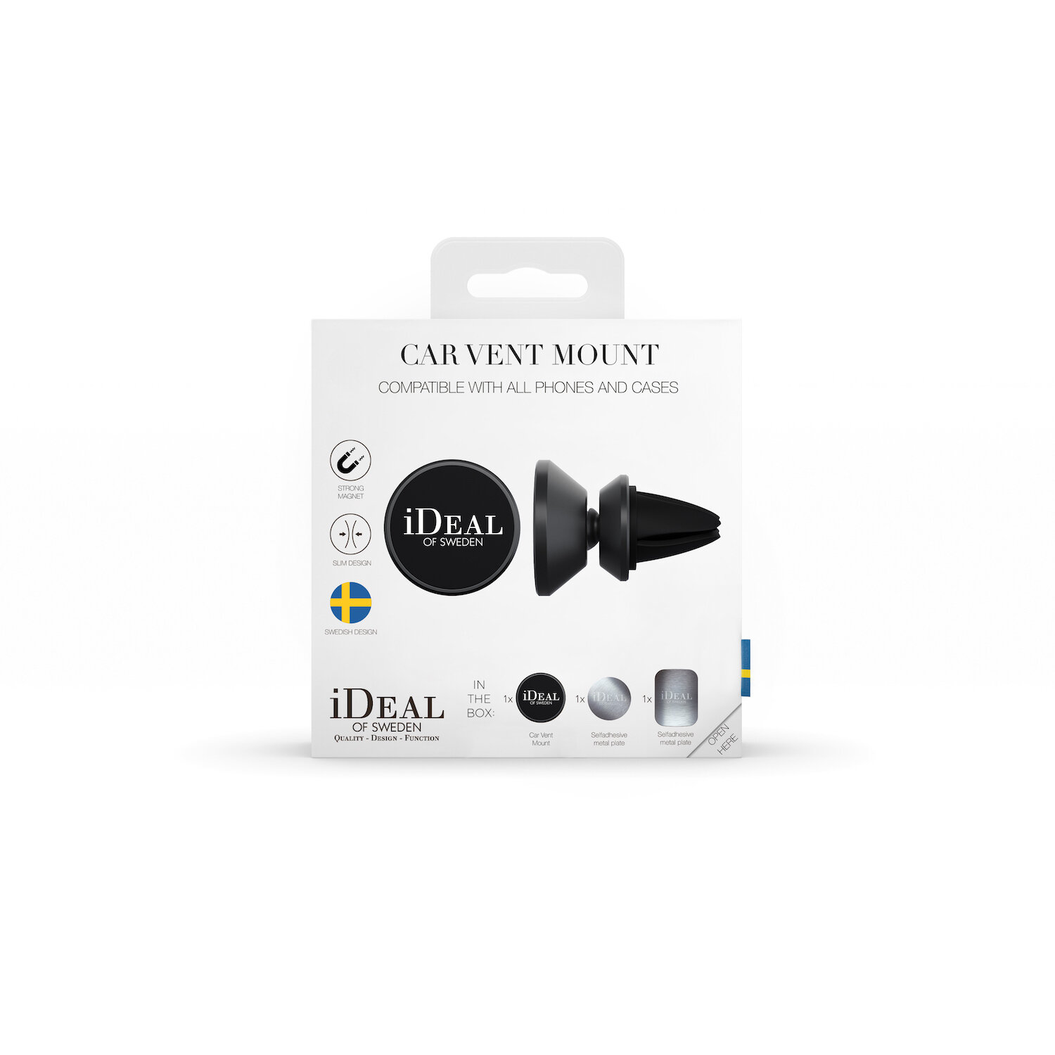 iDeal Of Sweden Universal 360 Vent Mount, Black