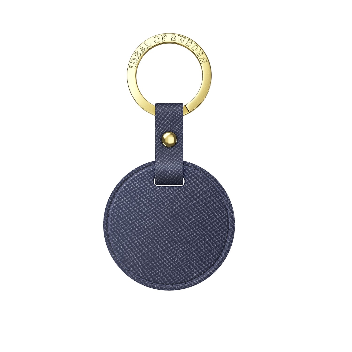 iDeal Of Sweden Universal Keychain Round, Saffiano Navy
