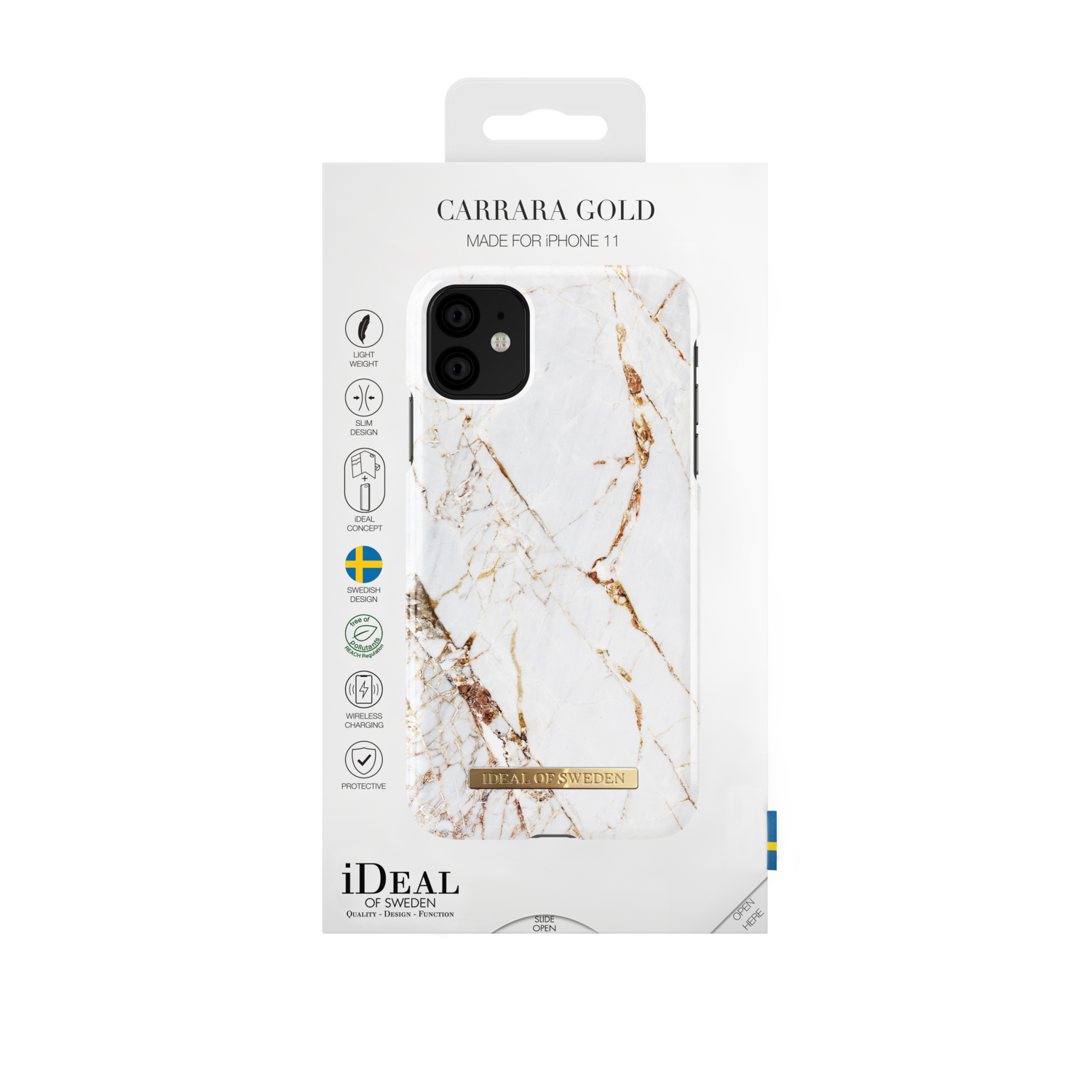 iDeal Of Sweden iPhone 11 Fashion Case 2019, Carrara Gold