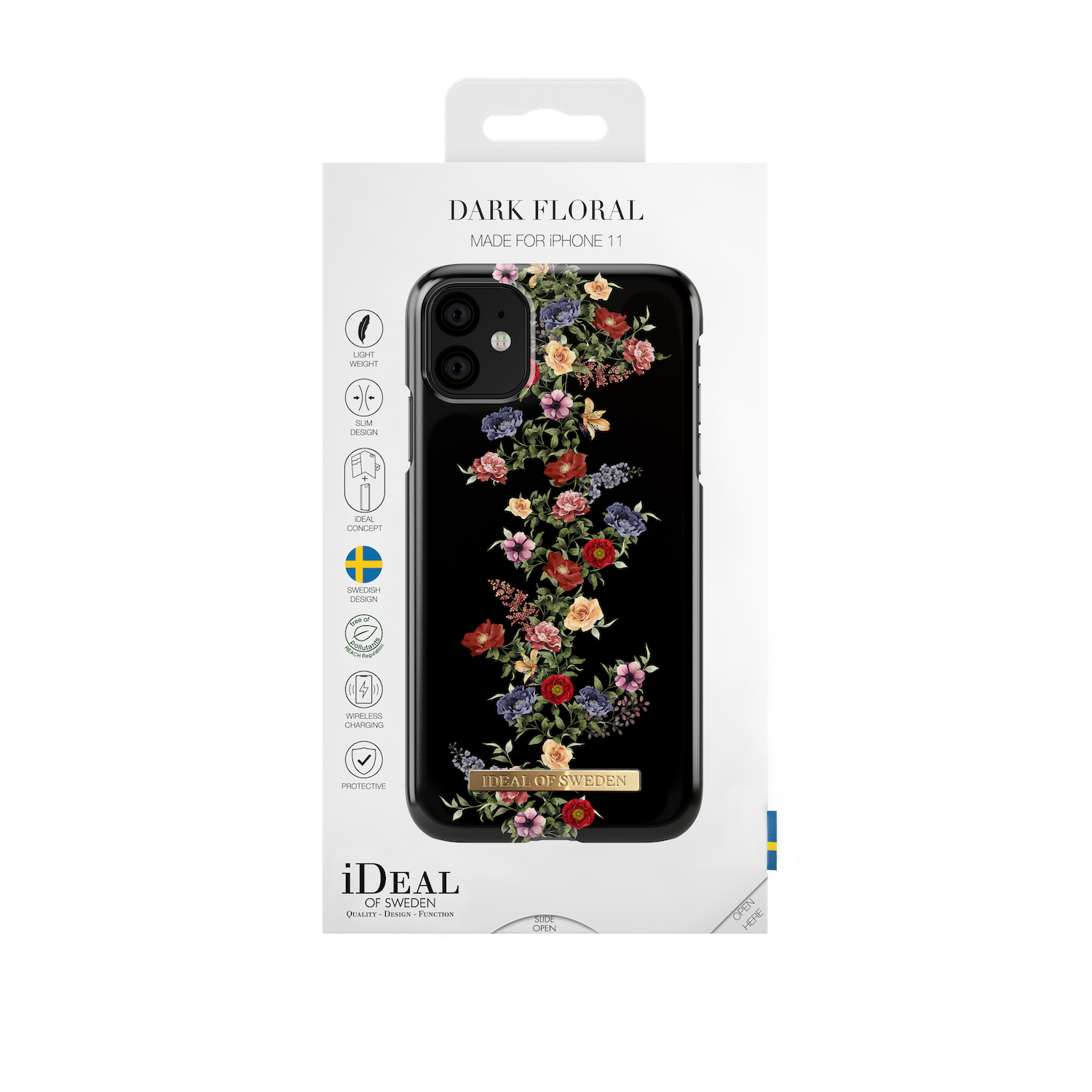 iDeal Of Sweden iPhone 11 Fashion Case 2019, Dark Floral