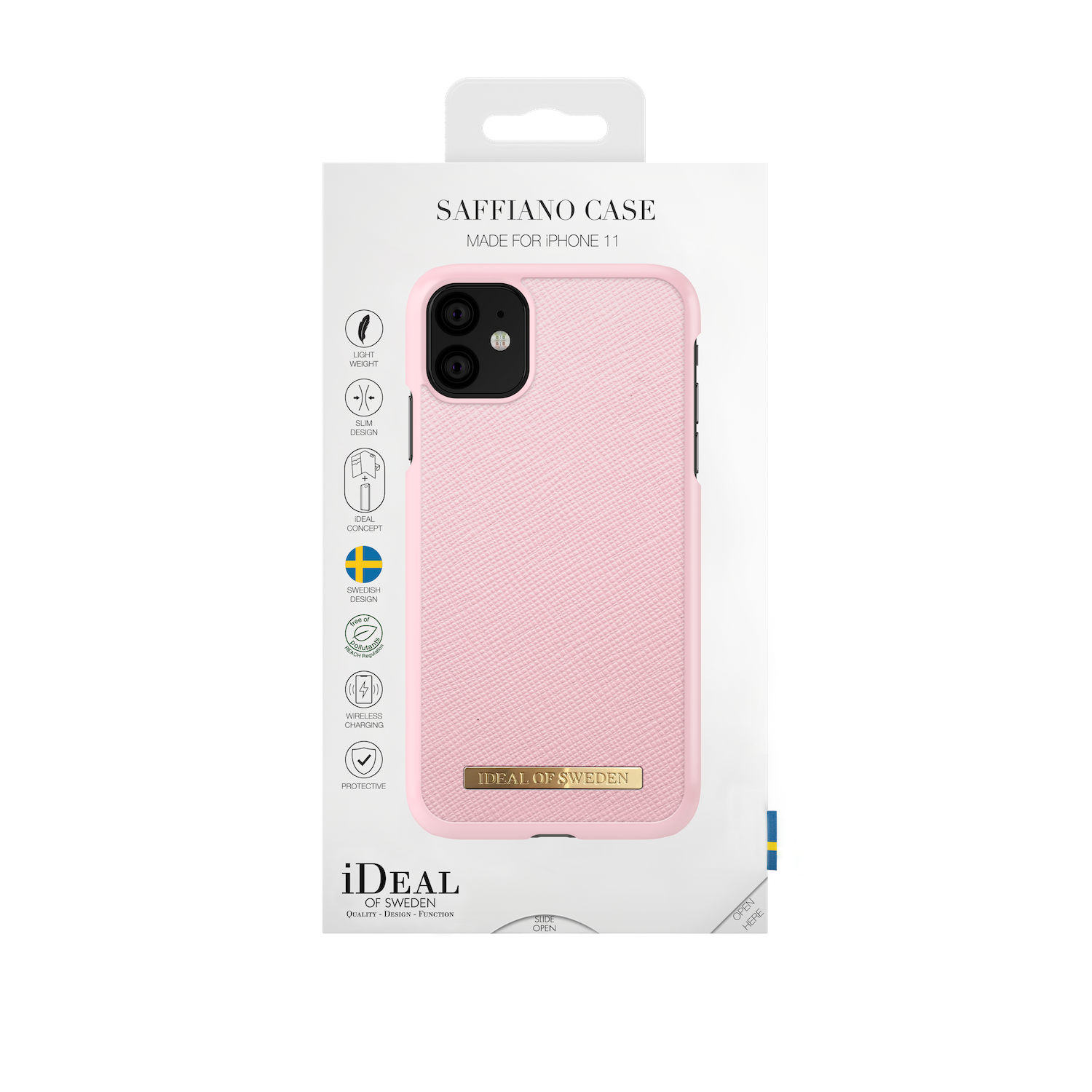 iDeal Of Sweden iPhone 11 Fashion Case Saffiano, Pink