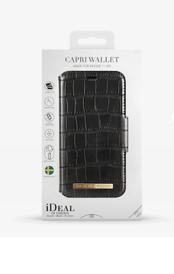iDeal Of Sweden iPhone 11 Fashion Wallet Capri &amp; Como, Black