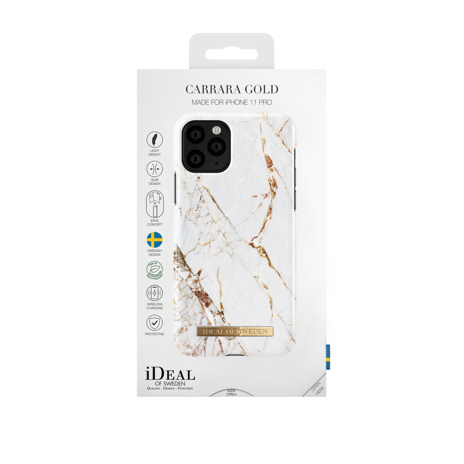 iDeal Of Sweden iPhone 11 Pro Fashion Case 2019, Carrara Gold