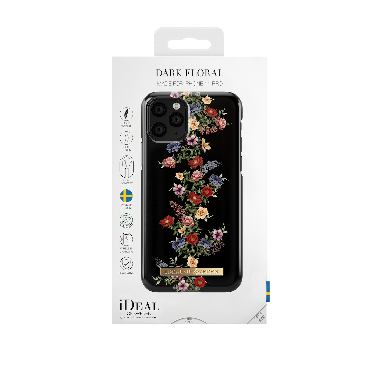 iDeal Of Sweden iPhone 11 Pro Fashion Case 2019, Dark Floral
