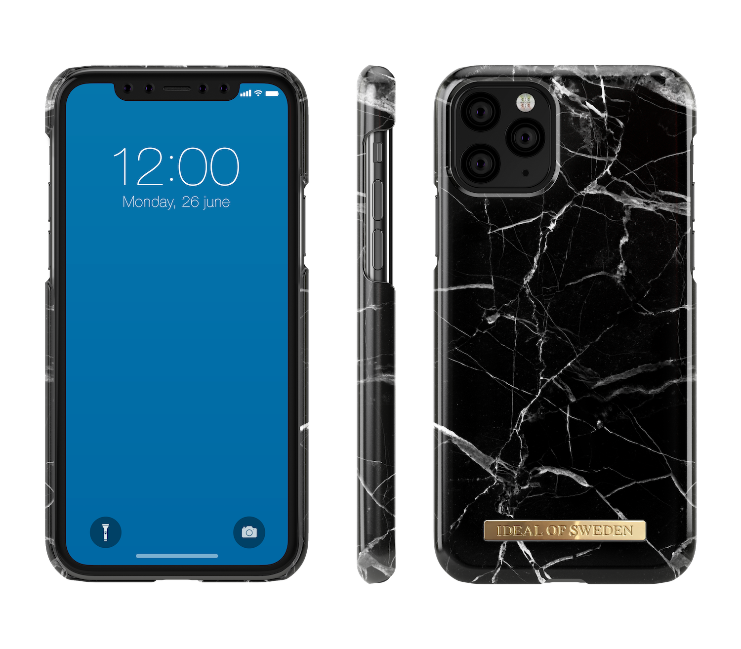 iDeal Of Sweden iPhone 11 Pro Fashion Case 2019, Black Marble