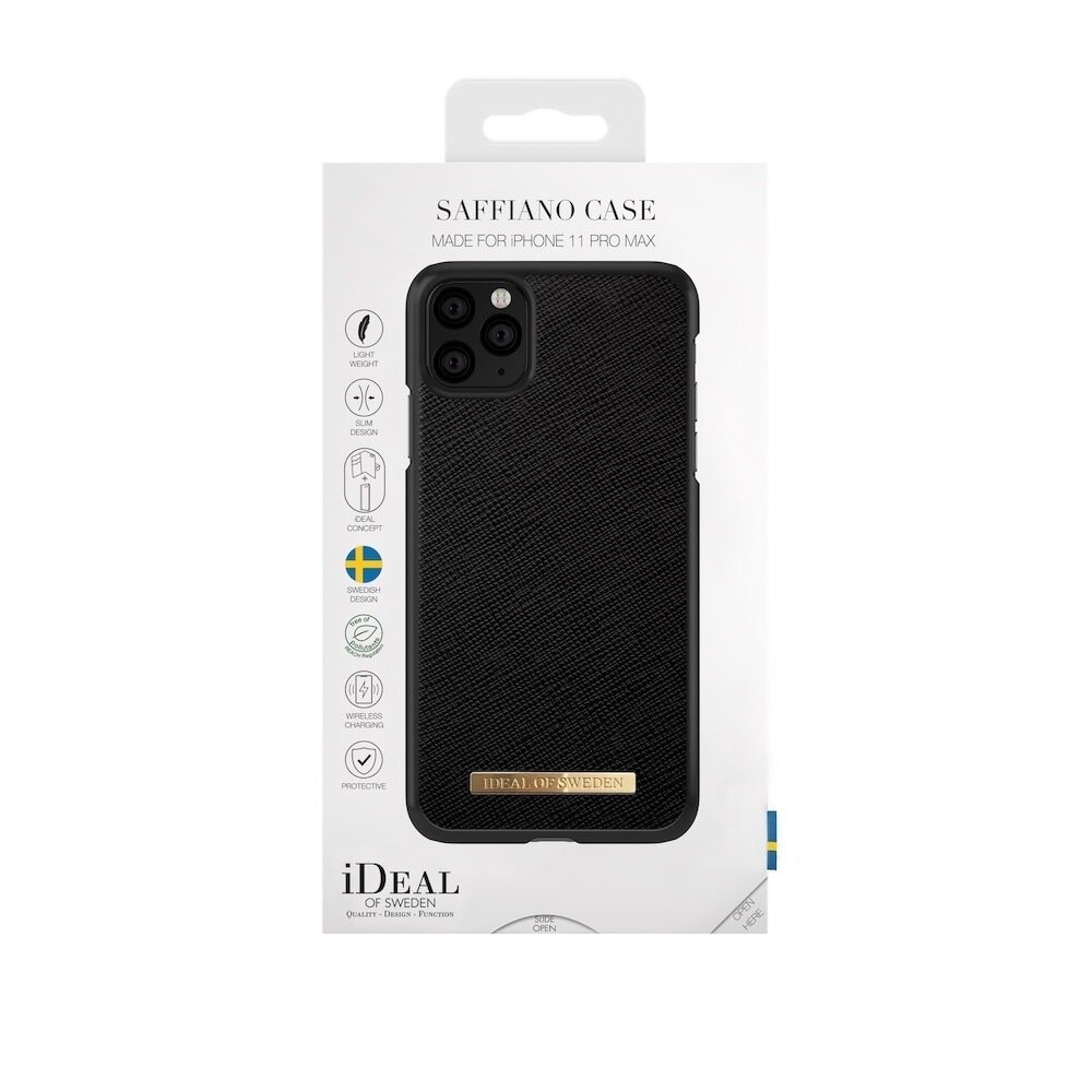 iDeal Of Sweden iPhone 11 Pro Max Fashion Case Saffiano, Black