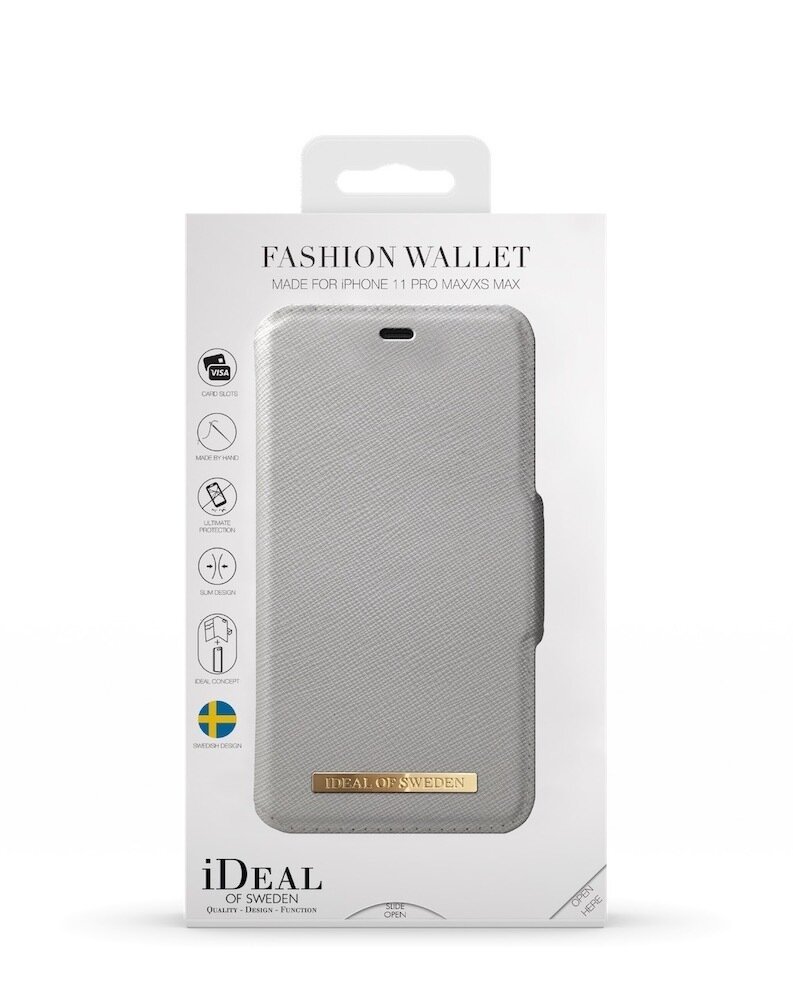 iDeal Of Sweden iPhone 11 Pro Max Fashion Wallet, Light Grey