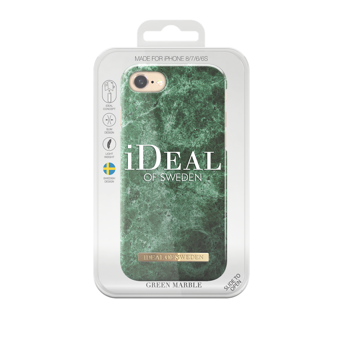 iDeal Of Sweden iPhone 7 Fashion Case A/W 16-17, Green Marble