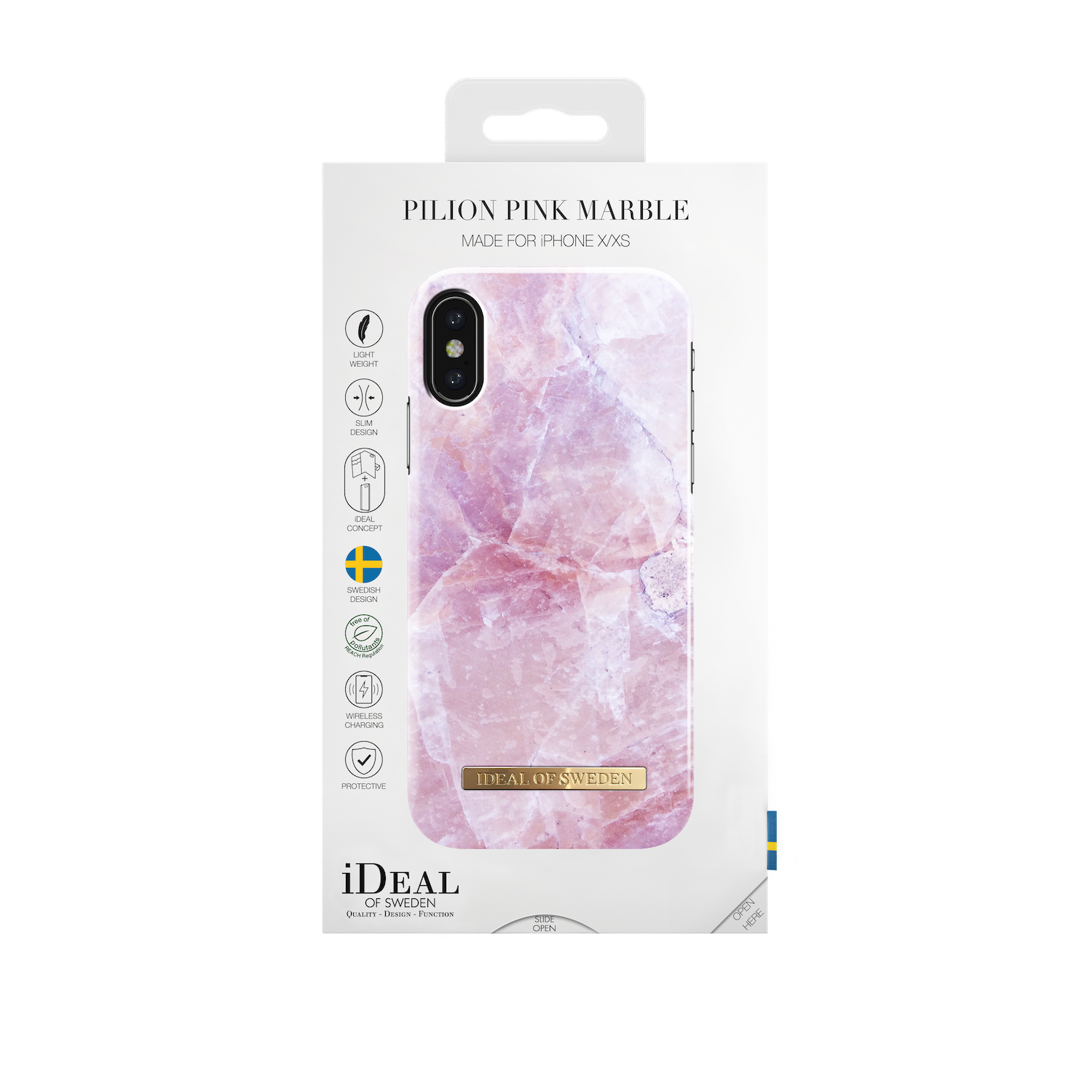 iDeal Of Sweden iPhone X Fashion Case S/S 2017, Pilion Pink Marble