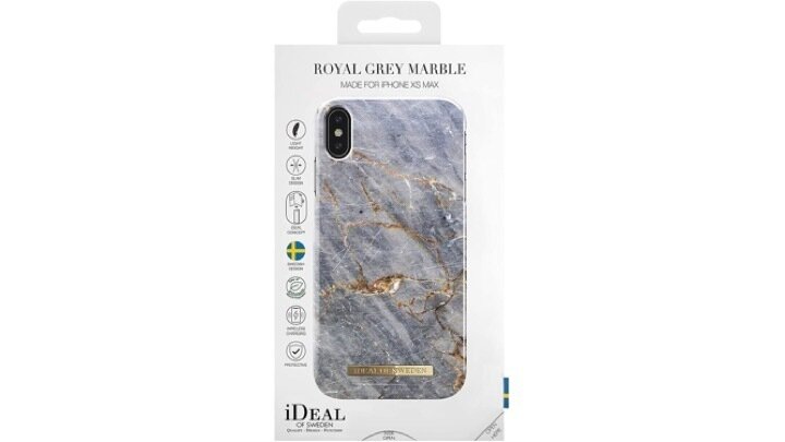 iDeal Of Sweden iPhone X Fashion Case S/S 2017, Royal Grey Marble