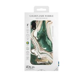 iDeal Of Sweden iPhone XR Fashion Case A/W 2018, Golden Jade Marble