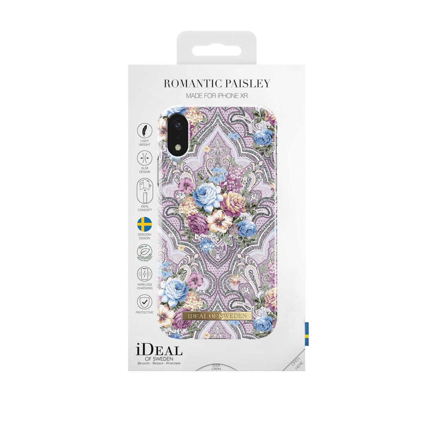 iDeal Of Sweden iPhone XR Fashion Case A/W 2018, Romantic Paisley