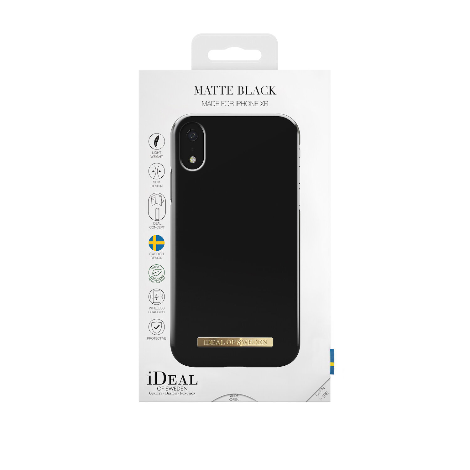iDeal Of Sweden iPhone XR Fashion Case, Matte Black