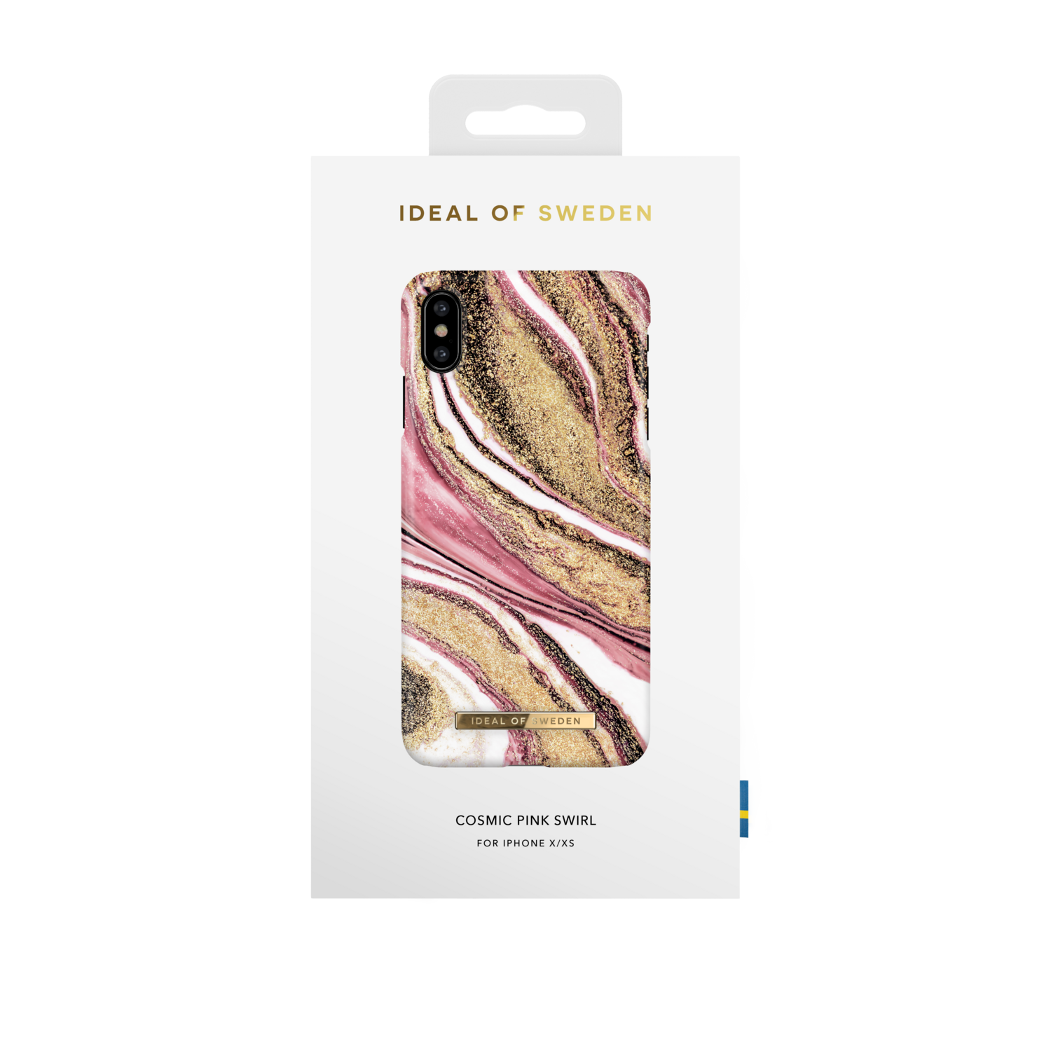 iDeal Of Sweden iPhone Xs Fashion Case 2020, Golden Pearl Marble