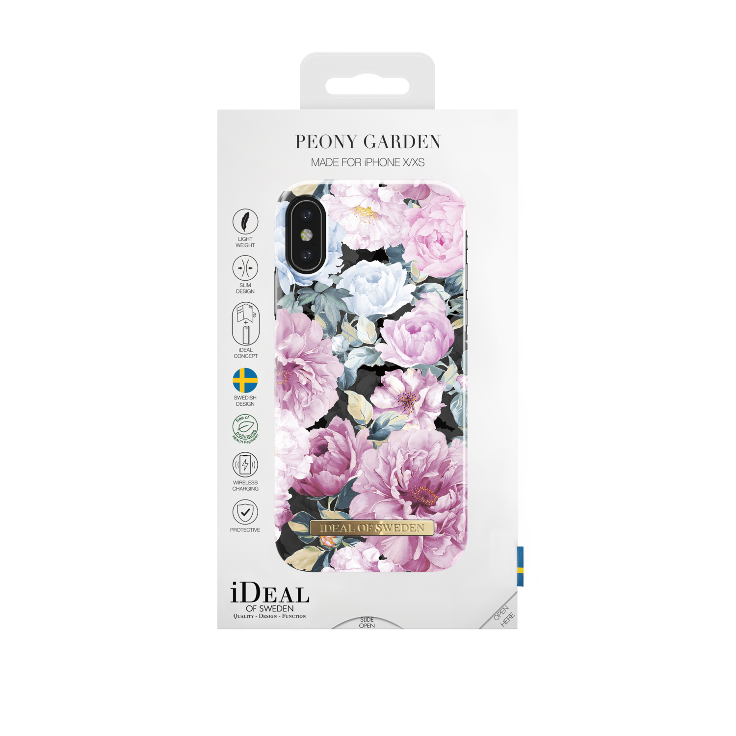 iDeal Of Sweden iPhone Xs Fashion Case S/S 2018, Sailor Blue Bloom