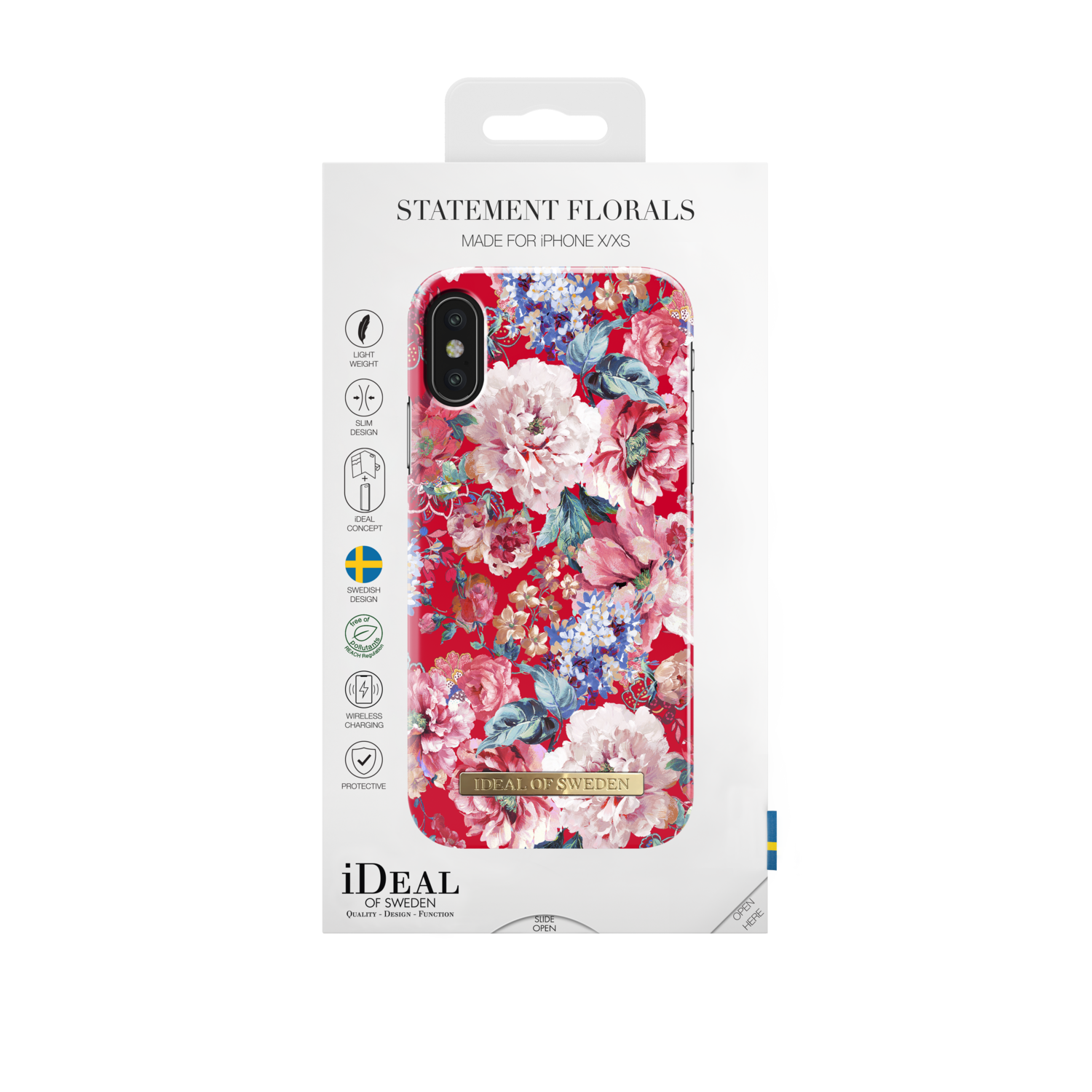 iDeal Of Sweden iPhone Xs Fashion Case Summer 2018, Pineapple Bonanza