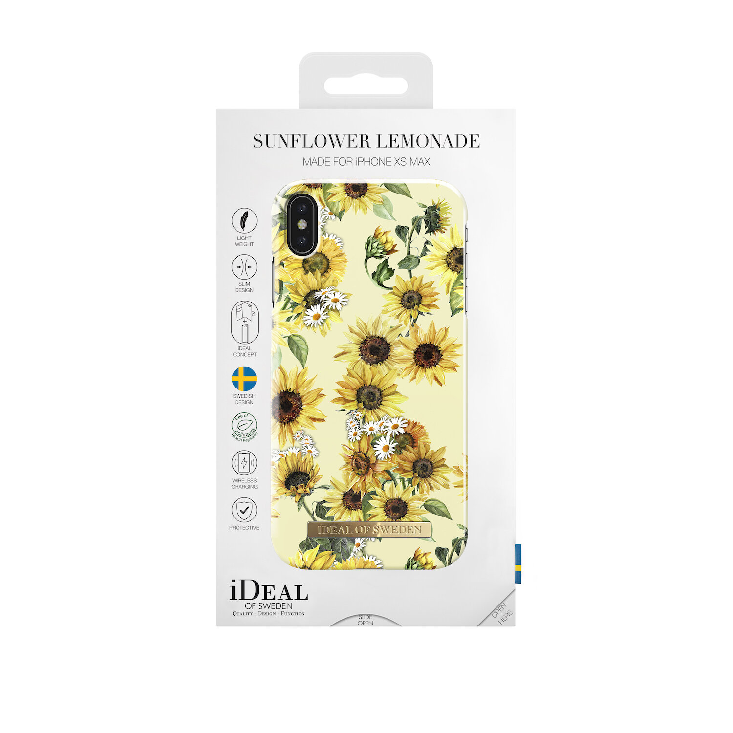iDeal Of Sweden iPhone Xs Max Fashion Case 2019, Sunflower Lemonade