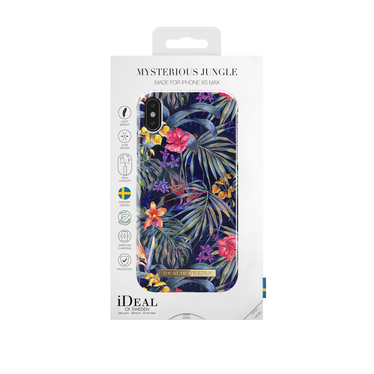 iDeal Of Sweden iPhone Xs Max Fashion Case S/S 2018, Mysterious Jungle