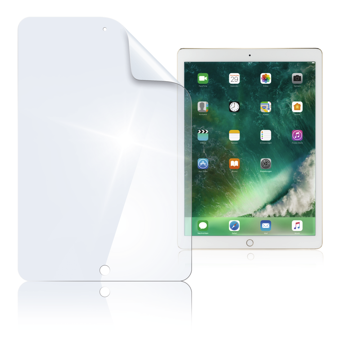 988186-iWorld iPad Pro 12.9&quot; Screen Film, Crystal (S&amp;T) (S