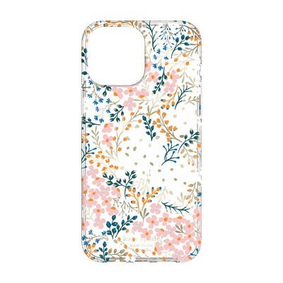KSNY iPhone 13 Pro Max Protective Hardshell, Multi Floral/Rose/Pacific Green/Cle