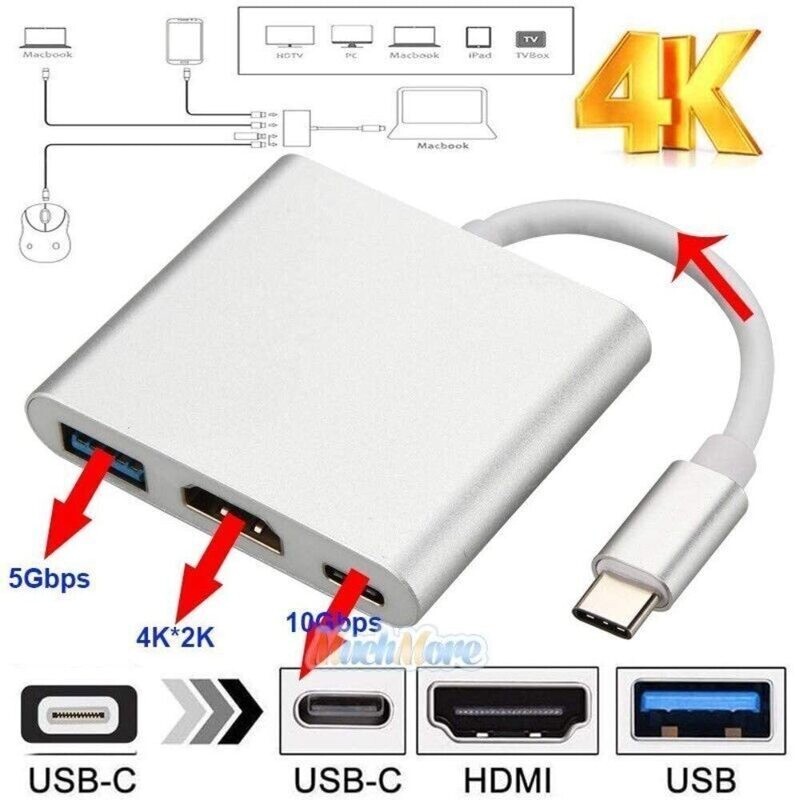 NEVO USB-C 3.1 To HDMI Multiport Adapter