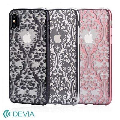 Devia iPhone X Crystal Baroque Case, Silver