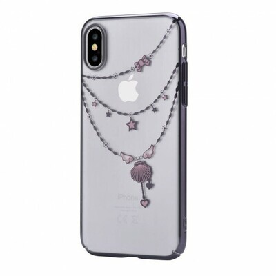 Devia iPhone X Crystal Shell Case, Black