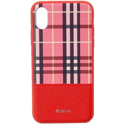 Devia iPhone X Lattice Case, Red