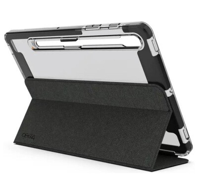 Gear4 Samsung Galaxy Tab S7 Plus Brompton Case with Removable Folio Cover, Smoke