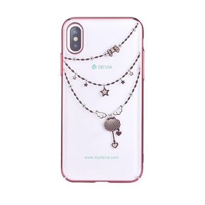 Devia iPhone X Crystal Shell Case, Red