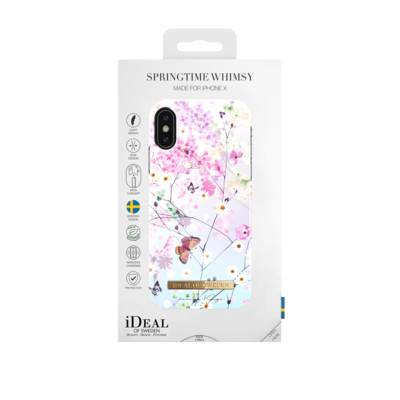 iDeal Of Sweden iPhone X Fashion Case Collaboration Dearing Kinga, Springtime Wh
