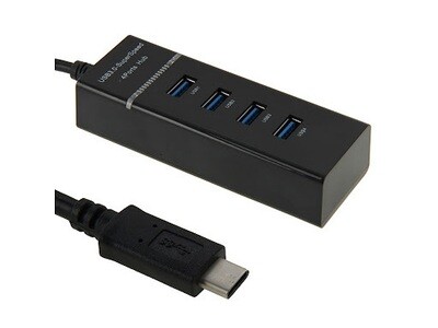 NEVO USB-C 3.1 To USB-A 3.0 Super Speed 4-Ports Hub