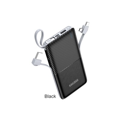 Kaku Blackself-Contained Mobile Power Bank 10000mA Kaku Blackself-Contained Mobile Power Bank 10000mA