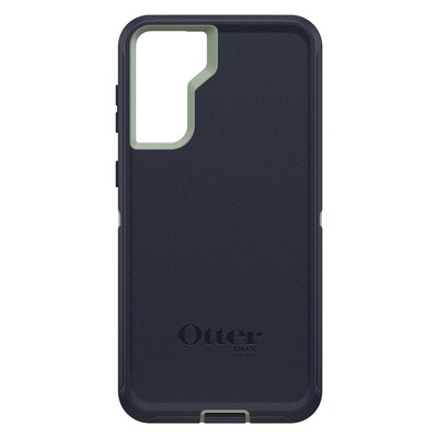 OtterBox Samsung Galaxy S21 Plus 5G Defender, Varsity Blues (Sage/Blue)