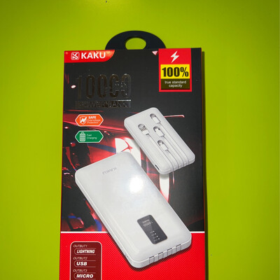 Kaku KSC-457 SENPU 10,000mAh Power bank, White