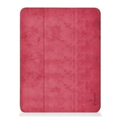 Comma iPad Pro 12.9&quot; (2018) Leather Case with Apple Pencil, Red