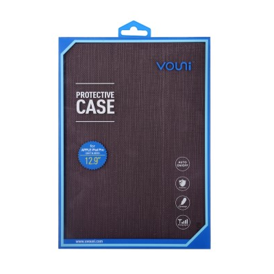 Vouni iPad Pro 12.9 (2017) Vogue Flip, Wine Red
