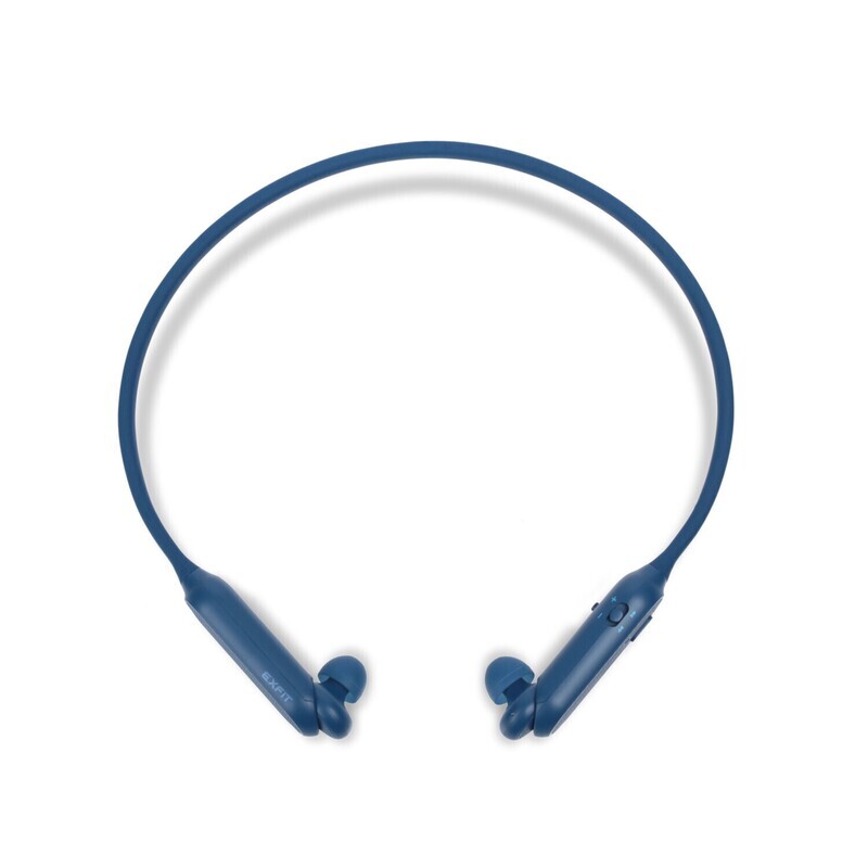 EXFIT BCS-A1 Bluetooth Stereo Headset Fast Charging, Blue