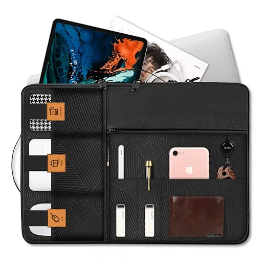 WiWU Alpha Double Layer Laptop Sleeve 14, Black
