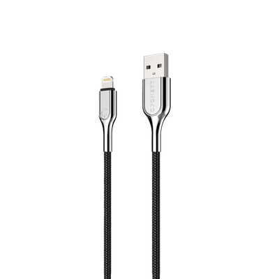 Cygnett Armored Lightning to USB-A Cable 2M, Black