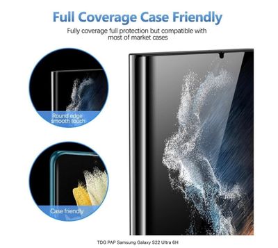 311454-TDG Samsung S21+ 6.7&quot; 6H Hybrid Glass