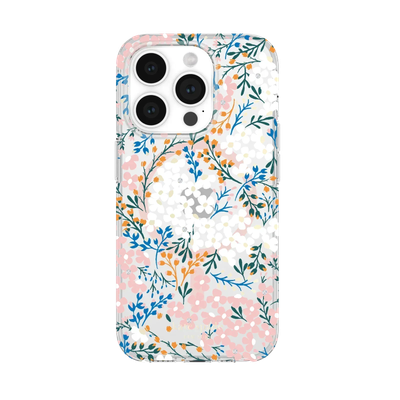 KSNY iPhone 15 Pro Protective Hardshell Case with MagSafe, Multi Floral/Rose/Pac KSNY iPhone 15 Pro Protective Hardshell Case with MagSafe, Multi Floral/Rose/Pac