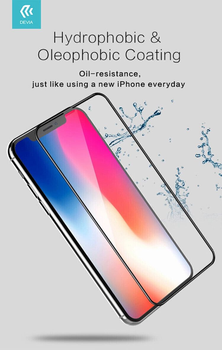 Devia iPhone 11 Pro/ Xs Tempered Glass, Full